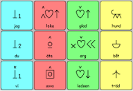 Bliss symboler till Grid 3/Grid 2