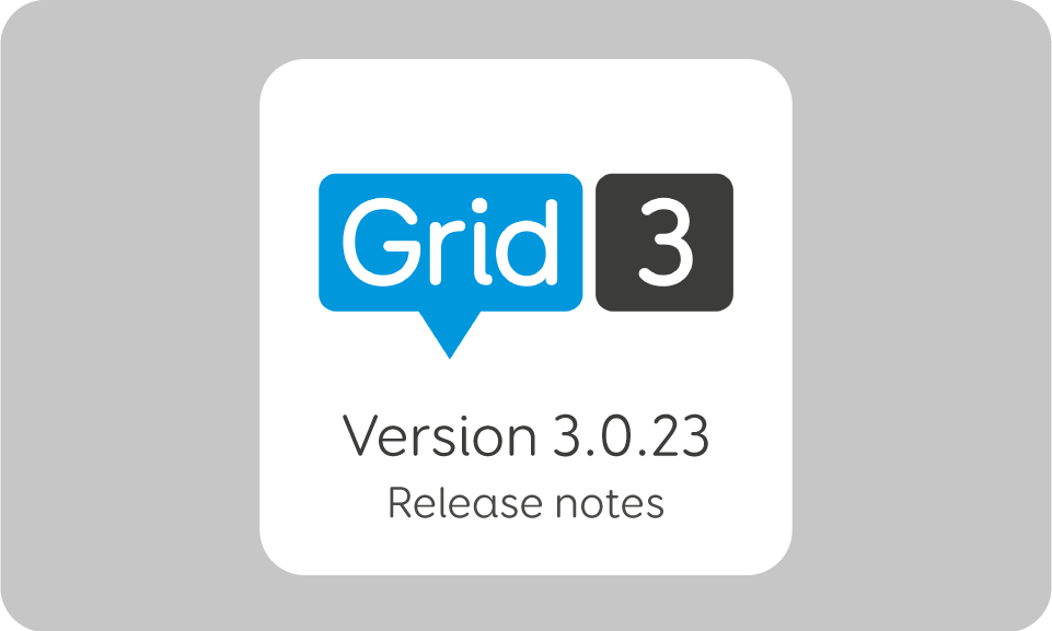 Grid 3 uppdatering 3.0.23