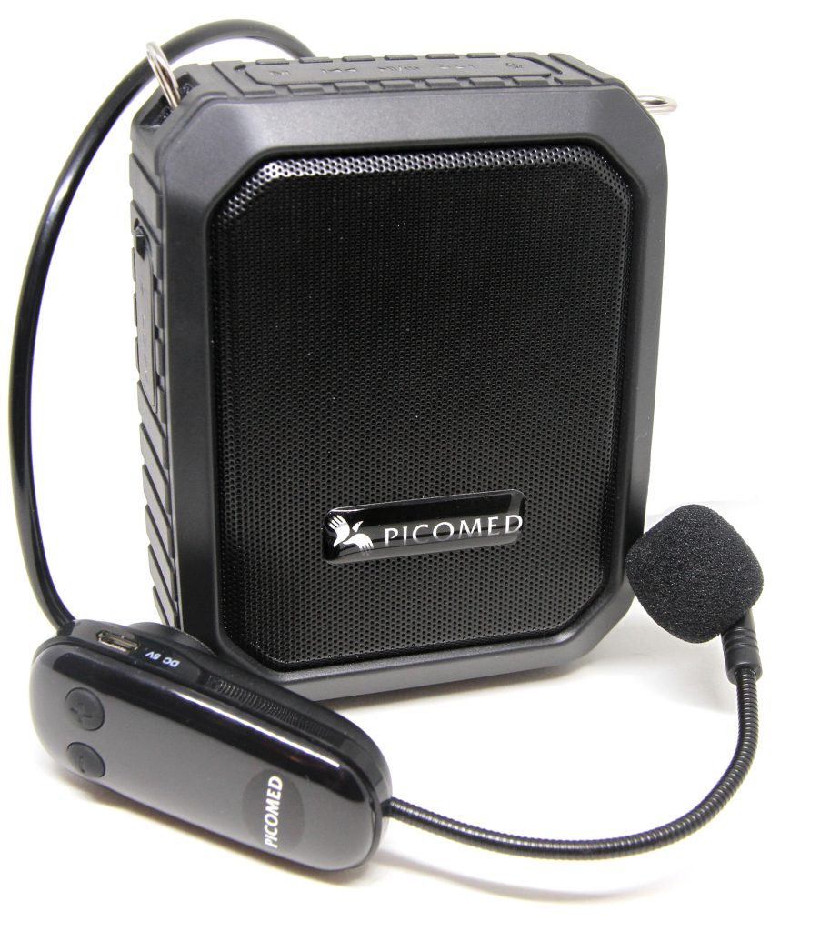 Specifikation:

Max uteffekt: 18 W
Laddare: 5 V, 1 A
Vikt: 395 g (headset 46 g)
Mått: 45 x 96 x 120 mm
Arbetstemperatur: -10° C till 45° C
Användningstid: 10 - 12 timmar
Uppladdningstid: 3 - 5 timmar

Länk till senaste manual: Voicebox 18 2020-01-21 v1.3
Länk till tidigare manual:Voicebox 18 2020-01-21 v1.2
Länk till äldre manual:     Voicebox 18 2019-09-25 v1.1
Rekondanvisning: Rekonditionering Pico Voicebox v1.0